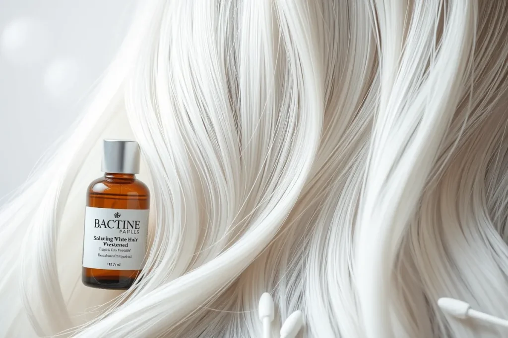 Effet bétadine sur cheveux blancs