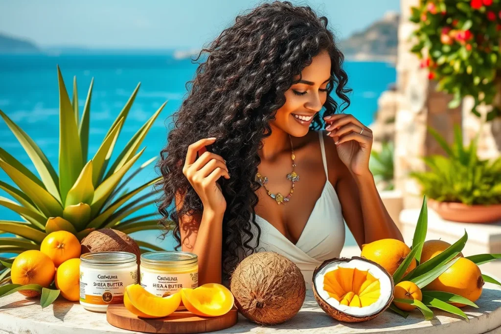 beurre dans les cheveux